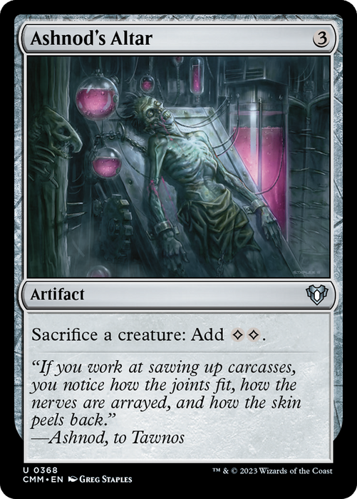 Ashnod's Altar (CMM-368) - uncommon - Foil