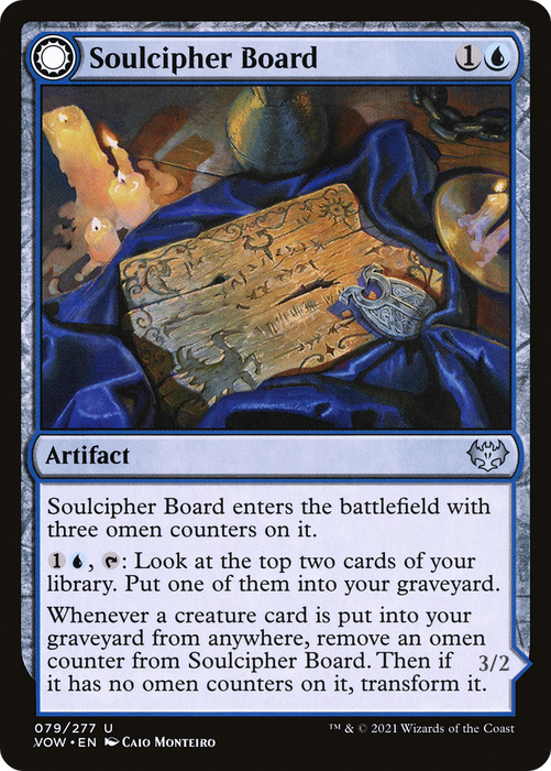 Soulcipher Board // Cipherbound Spirit (VOW-079) - uncommon: (Double Faced Transform)