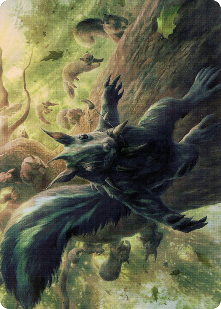 Chatterfang, Squirrel General // Chatterfang, Squirrel General (AMH2-068) - common (Borderless) - Foil