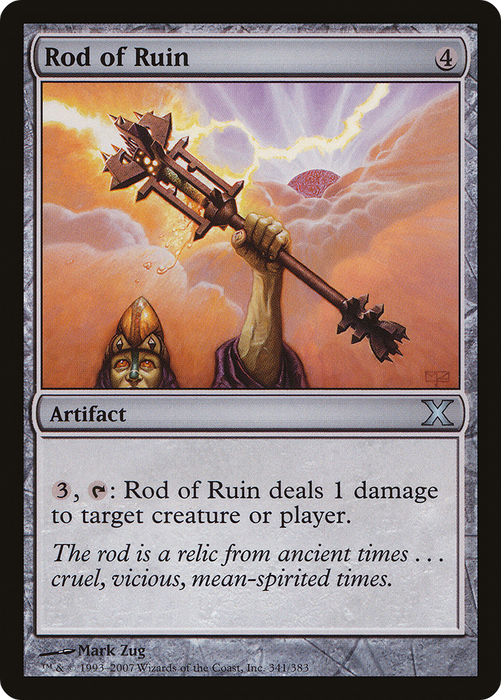 Rod of Ruin (10E-341) - uncommon - Foil