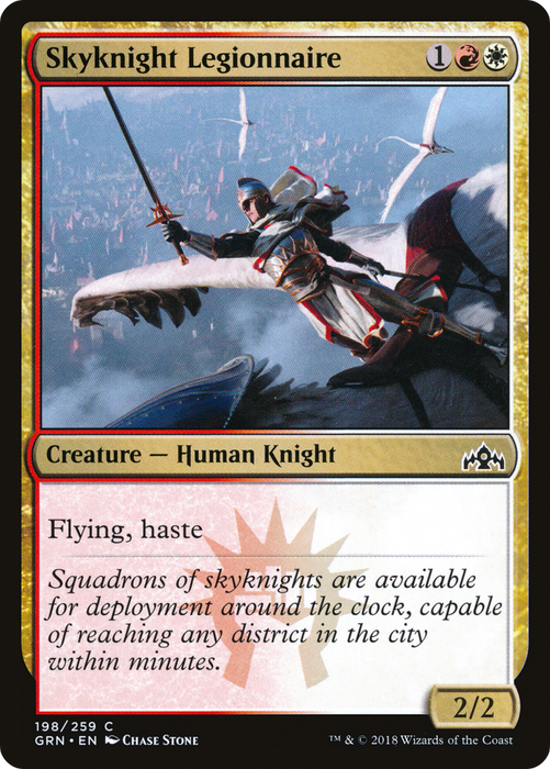 Skyknight Legionnaire (GRN-198) - common - Foil
