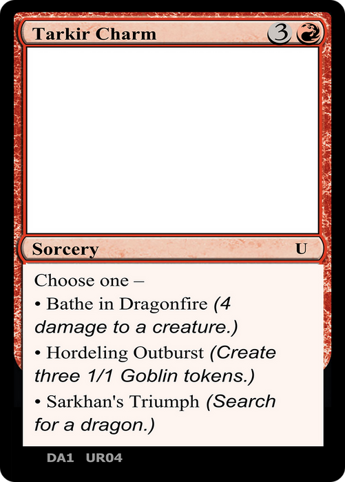 Tarkir Charm (UNK-UR04C) - uncommon