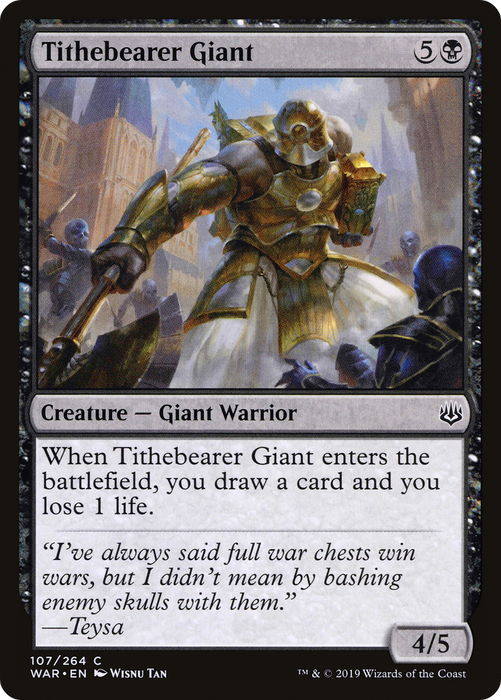 Tithebearer Giant (WAR-107) - common - Foil