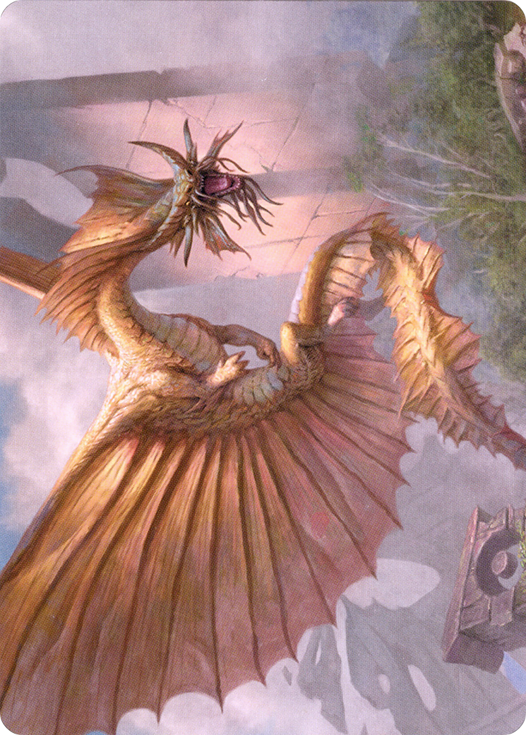 Ancient Gold Dragon // Ancient Gold Dragon (ACLB-028) - common (Borderless) - Foil