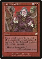 Puppet's Verdict (LIST-MMQ-208) - rare