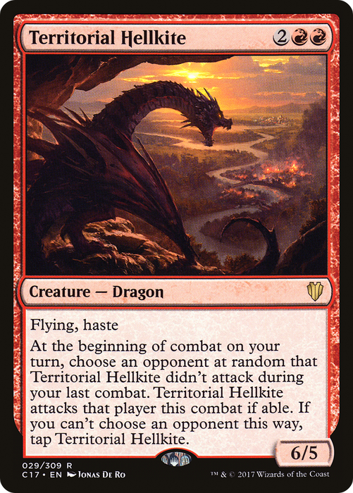 Territorial Hellkite (C17-029) - rare