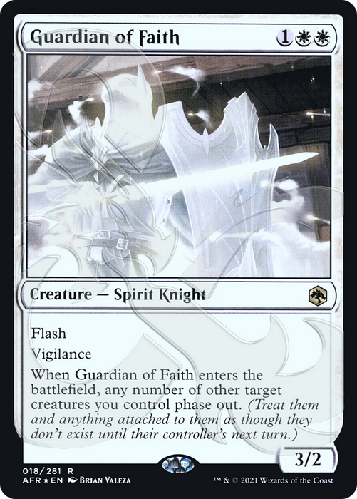 Guardian of Faith (AFR&-18A) - rare - Foil