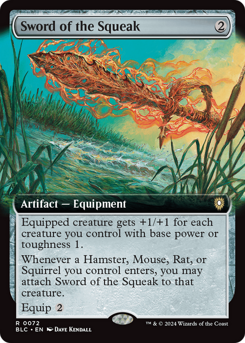 Sword of the Squeak (BLC-072) - rare: (Extended Art)