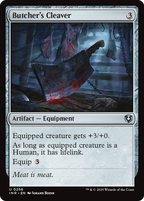 Butcher's Cleaver (INR-256) - uncommon - Foil