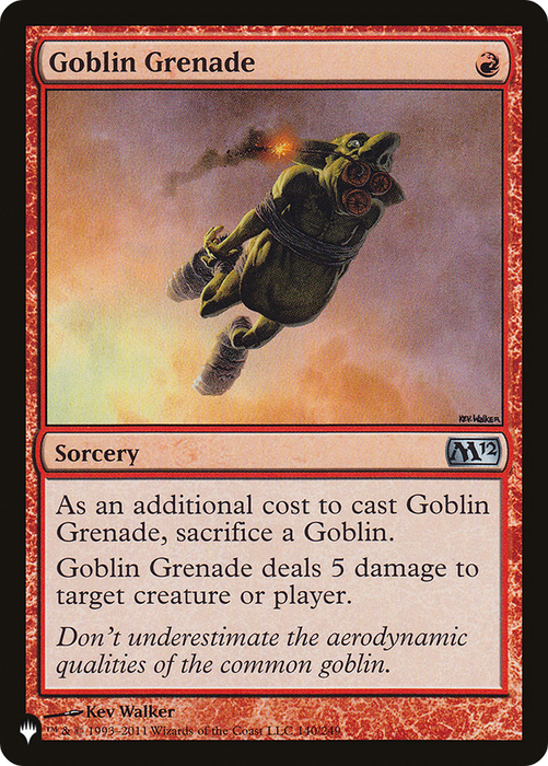 Goblin Grenade (LIST-M12-140) - uncommon