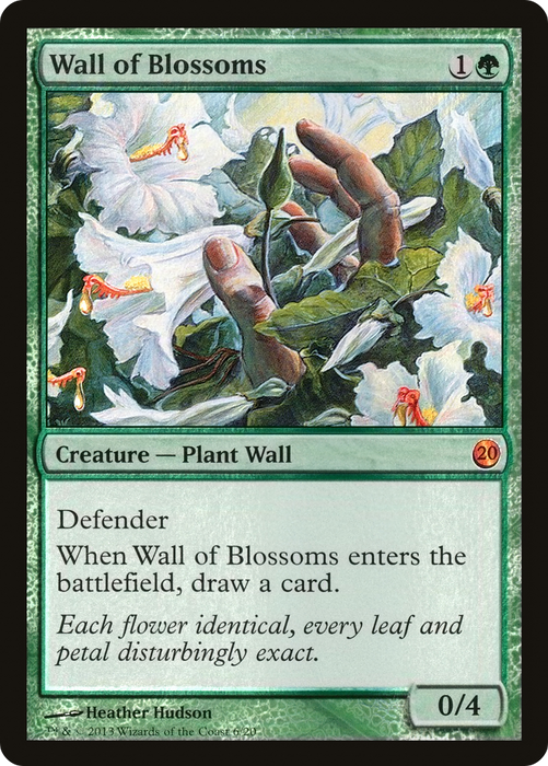 Wall of Blossoms (V13-006) - mythic - Foil