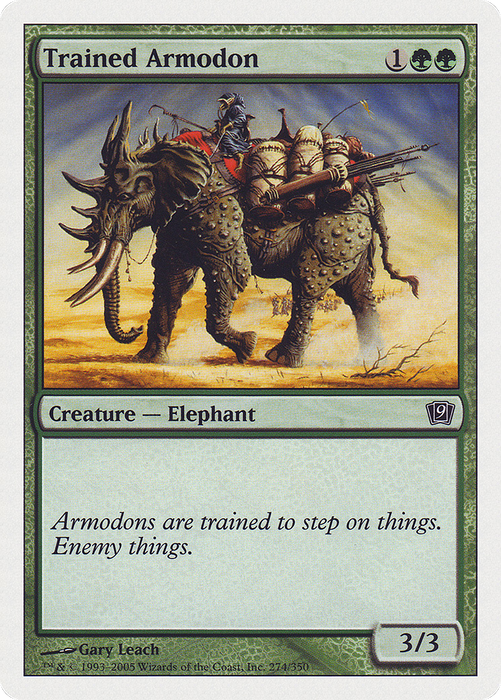 Trained Armodon (9ED-274) - common