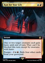 Run for Your Life (WHO-438) - rare: (Extended Art)