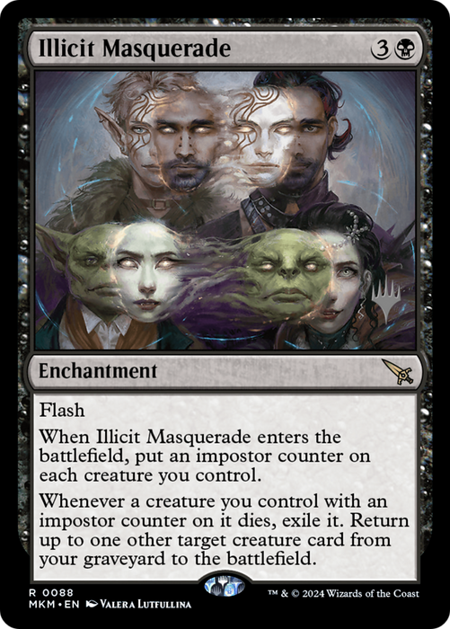 Illicit Masquerade (PPMKM-88P) - rare