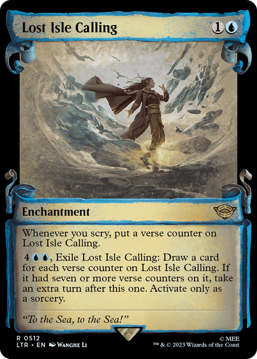 Lost Isle Calling (LTR-512) - rare: (Showcase) - Foil