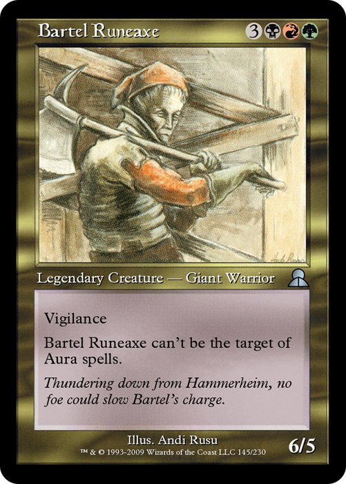 Bartel Runeaxe (ME3-145) - uncommon - Foil