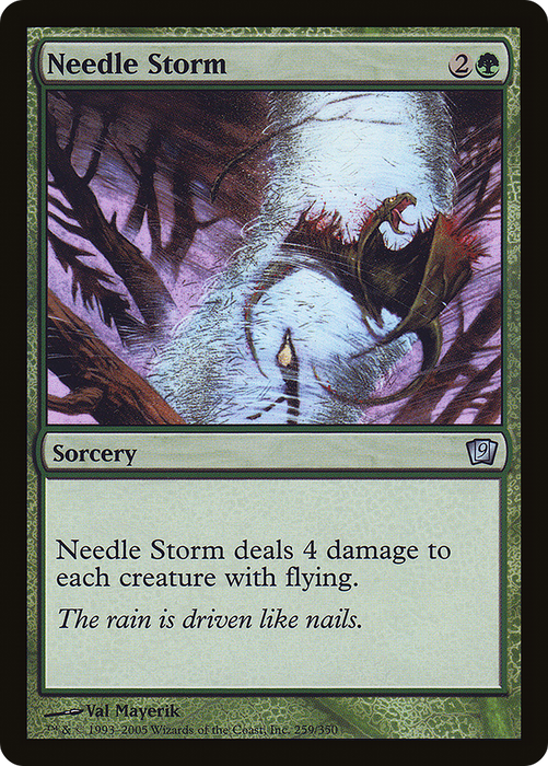 Needle Storm (9ED-259★) - uncommon - Foil