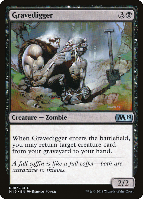 Gravedigger (M19-098) - uncommon