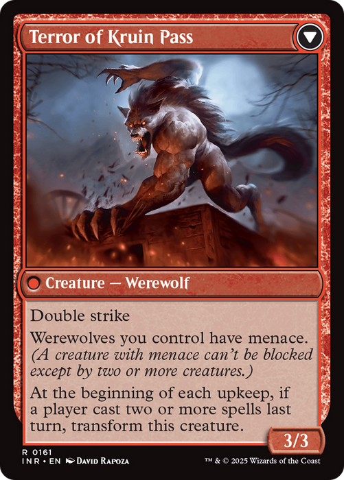 Kruin Outlaw // Terror of Kruin Pass (INR-161) - rare - Foil
