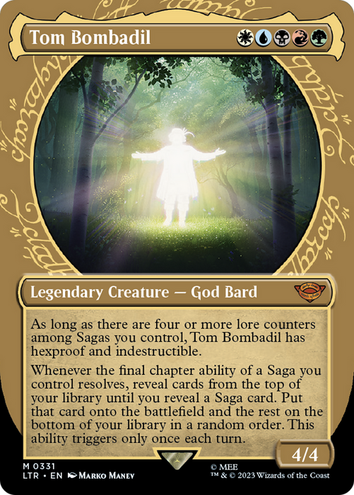 Tom Bombadil (LTR-331) - mythic: (Showcase) (Borderless) - Foil