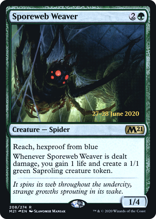 Sporeweb Weaver (PRE-208S) - rare - Foil