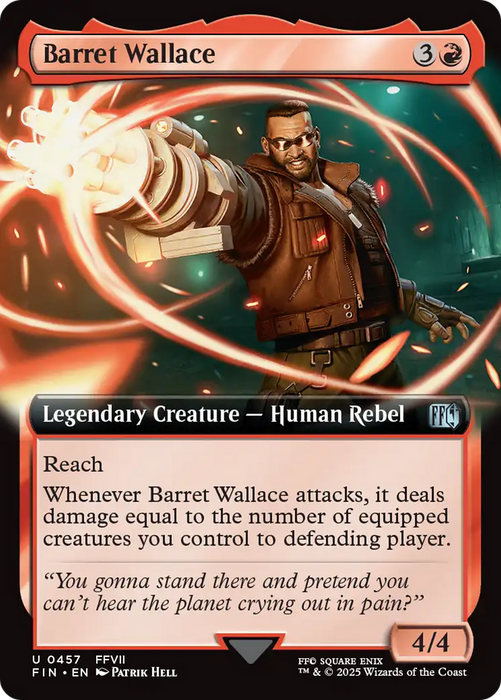 Barret Wallace (FIN-457) - uncommon: (Extended Art)