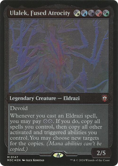 Ulalek, Fused Atrocity (M3C-147) - mythic - Etched Foil