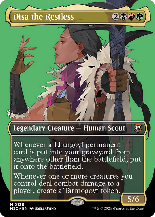Disa the Restless (M3C-139) - mythic (Borderless) - Foil