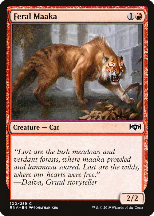 Feral Maaka (RNA-100) - common - Foil