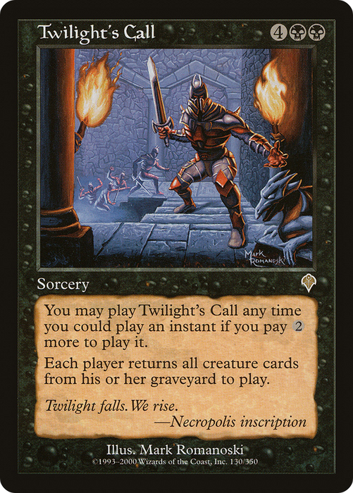 Twilight's Call (INV-130) - rare - Foil
