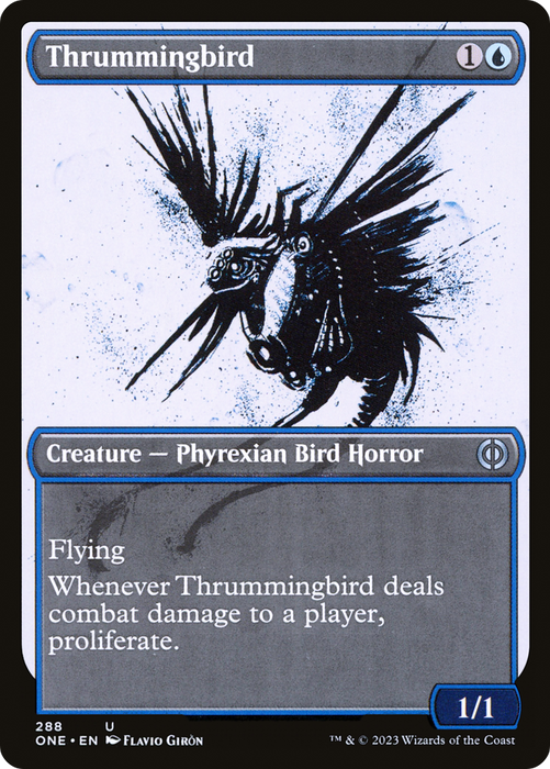 Thrummingbird (ONE-288) - uncommon: (Showcase) - Foil