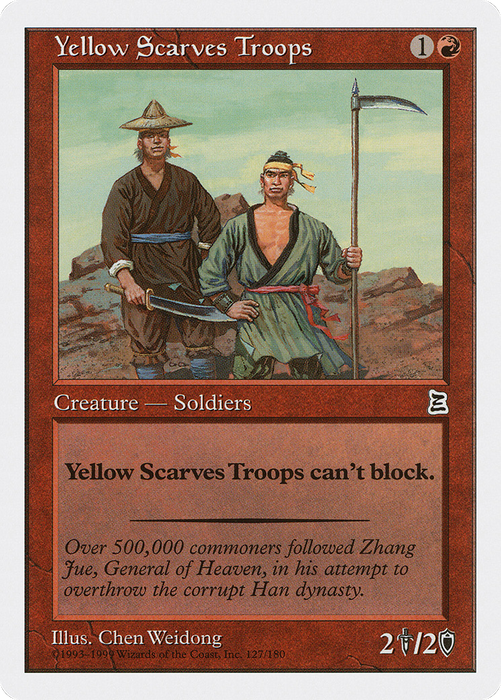 Yellow Scarves Troops (PTK-127) - common