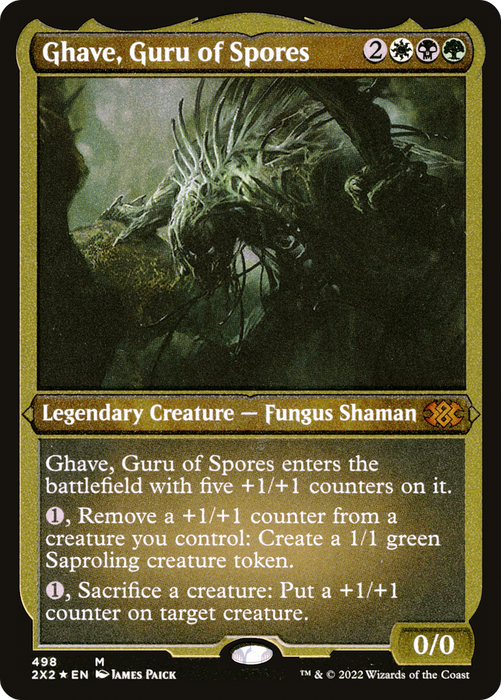 Ghave, Guru of Spores (2X2-498) - mythic - Etched Foil
