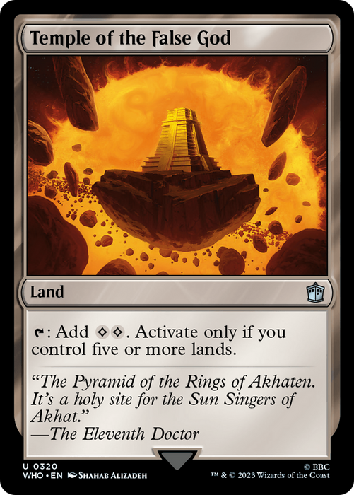 Temple of the False God (WHO-320) - uncommon - Foil