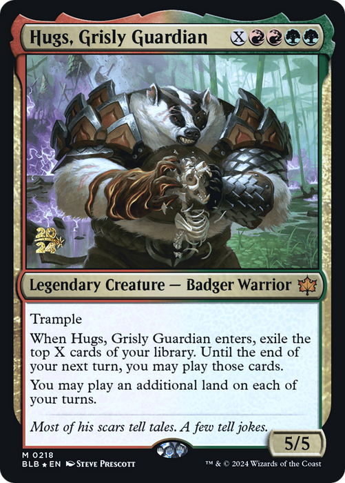 Hugs, Grisly Guardian (PRE-218S) - mythic - Foil