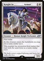 Knight in _____ Armor (UNF-017) - uncommon - Foil