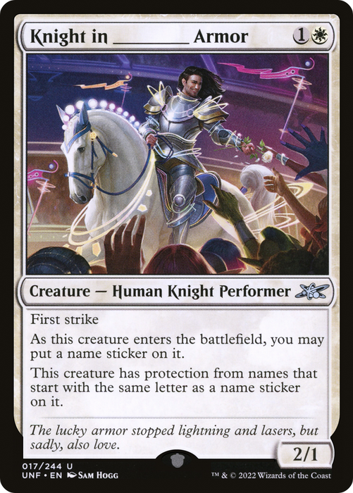 Knight in _____ Armor (UNF-017) - uncommon - Foil
