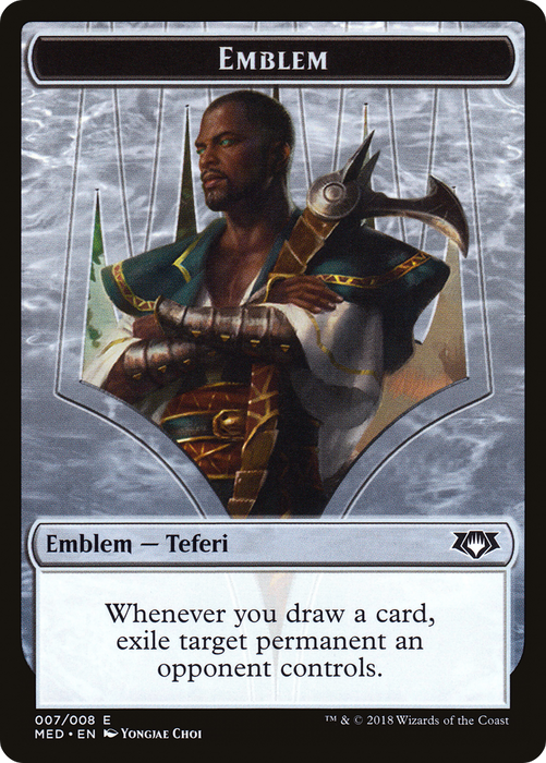 Teferi, Hero of Dominaria Emblem (MED-0G7) - common