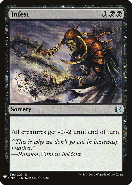Infest (LIST-CN2-139) - uncommon