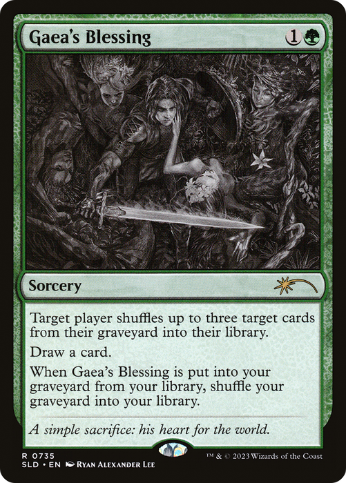 Gaea's Blessing (SLD-735) - rare