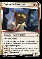 Fugitive Codebreaker (MKM-348) - rare: (Showcase)