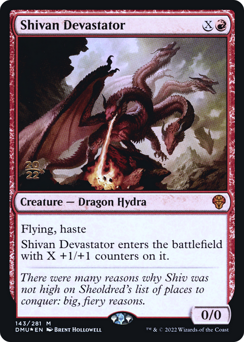 Shivan Devastator (PRE-143S) - mythic - Foil