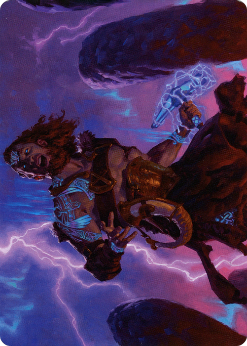 Toralf, God of Fury // Toralf, God of Fury (AKHM-039) - common (Borderless) - Foil