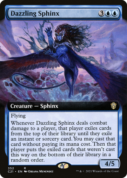 Dazzling Sphinx (C21-352) - rare: (Extended Art)