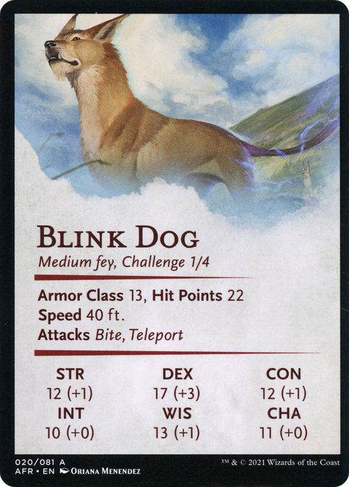 Blink Dog // Blink Dog (AAFR-020) - common (Borderless)