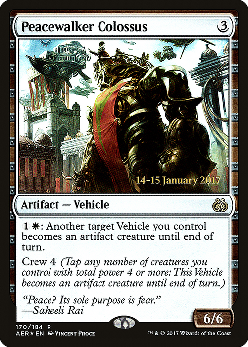 Peacewalker Colossus (PRE-170S) - rare - Foil