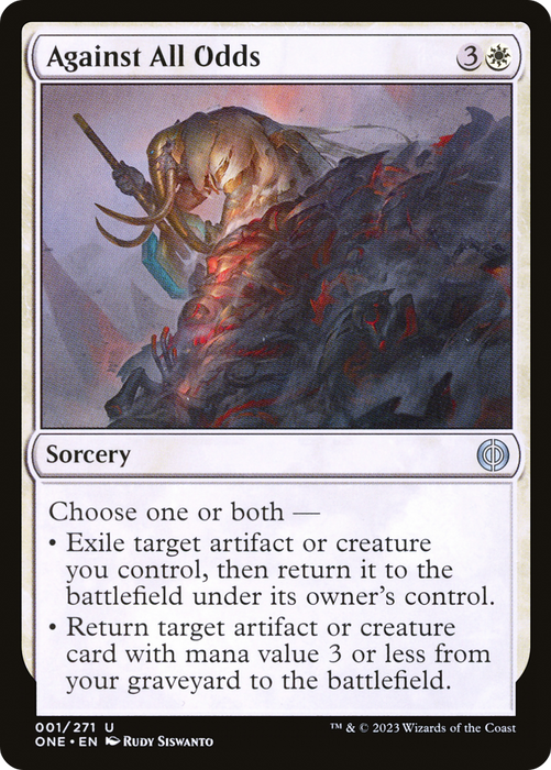 Against All Odds (ONE-001) - uncommon - Foil