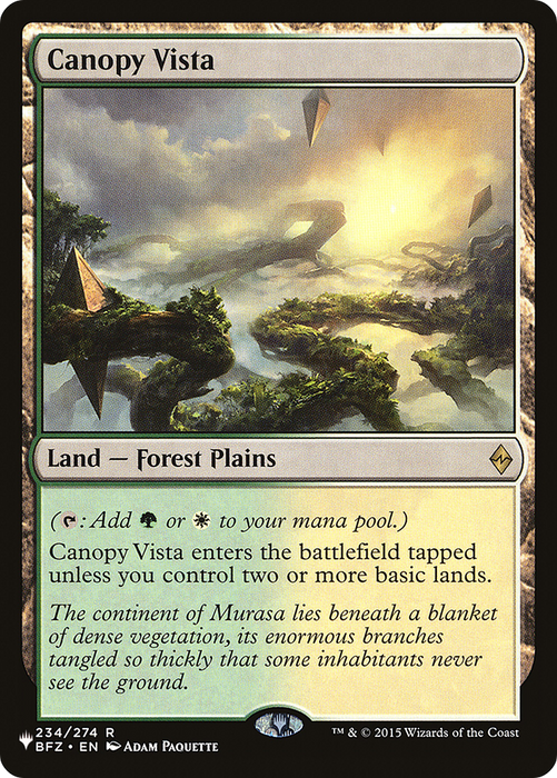 Canopy Vista (LIST-BFZ-234) - rare