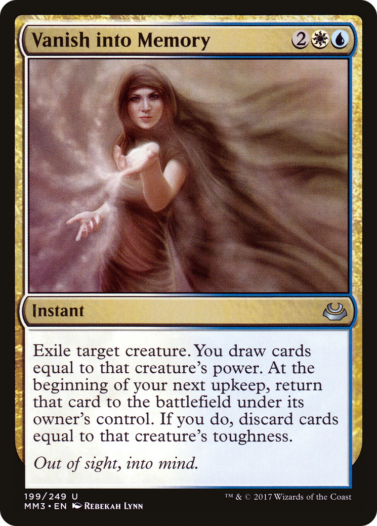 Vanish into Memory (MM3-199) - uncommon