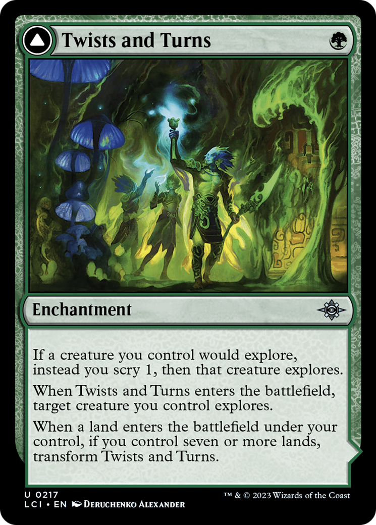 Twists and Turns // Mycoid Maze (LCI-217) - uncommon - Foil